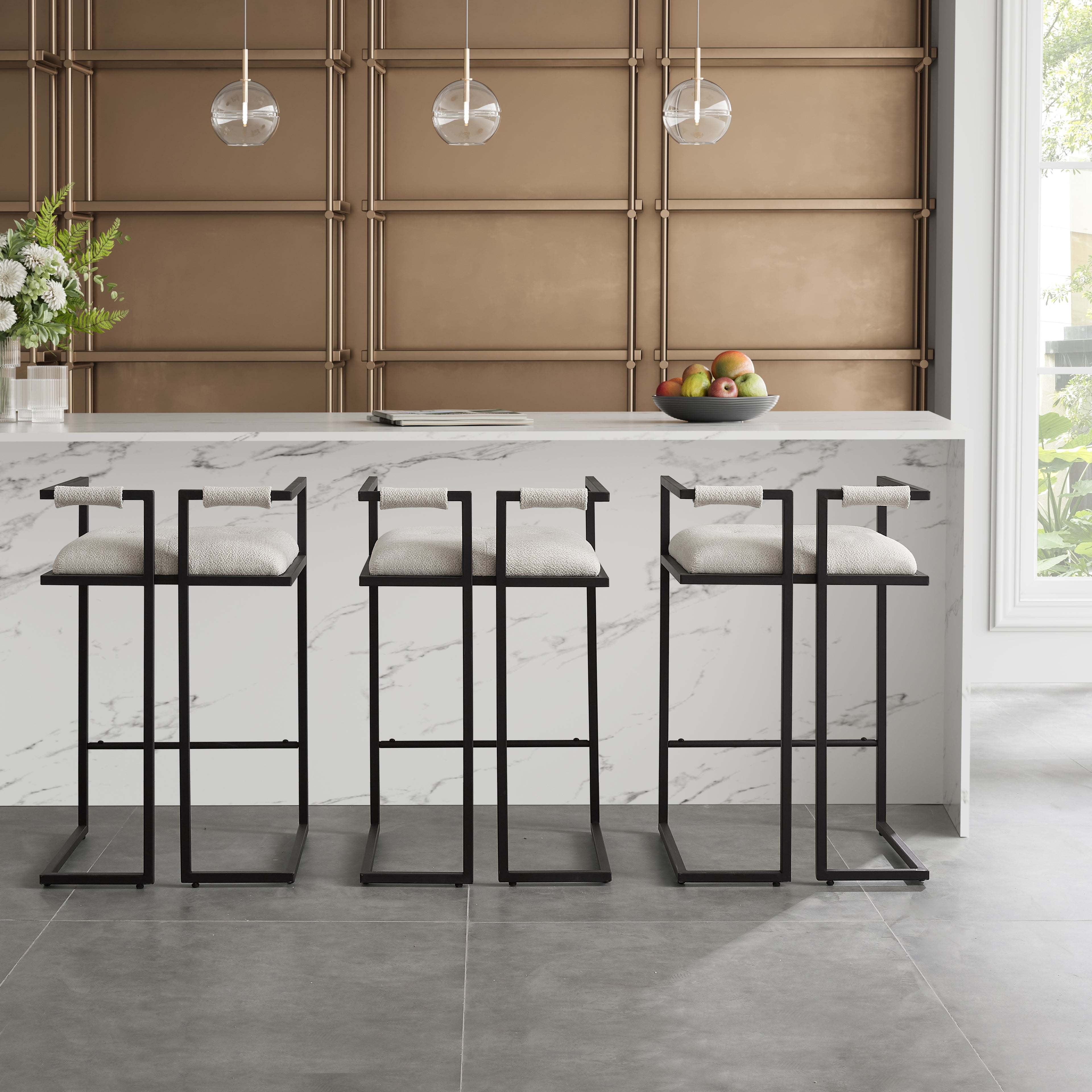 velvet bar stools