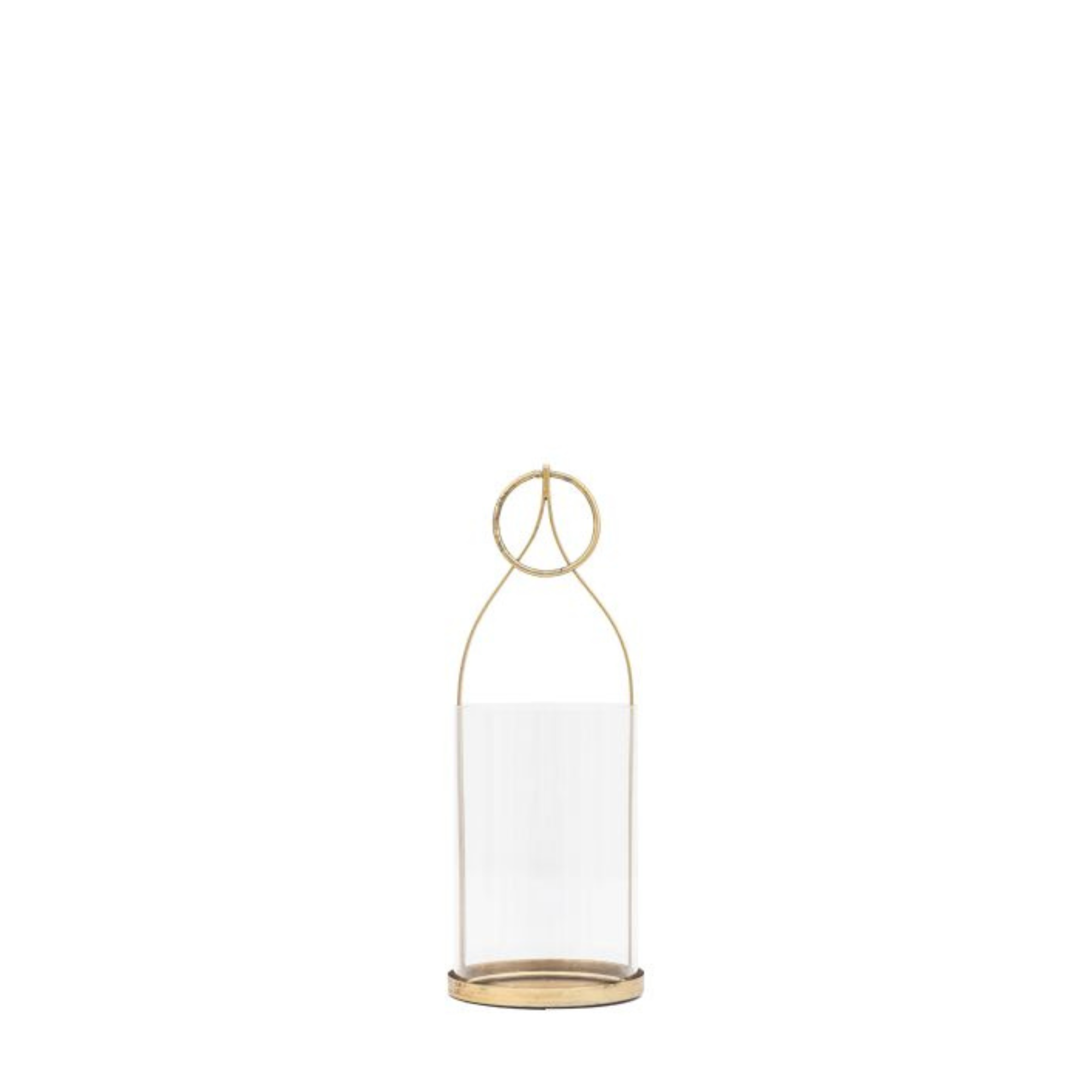 Kyra Small Antique Gold Lantern