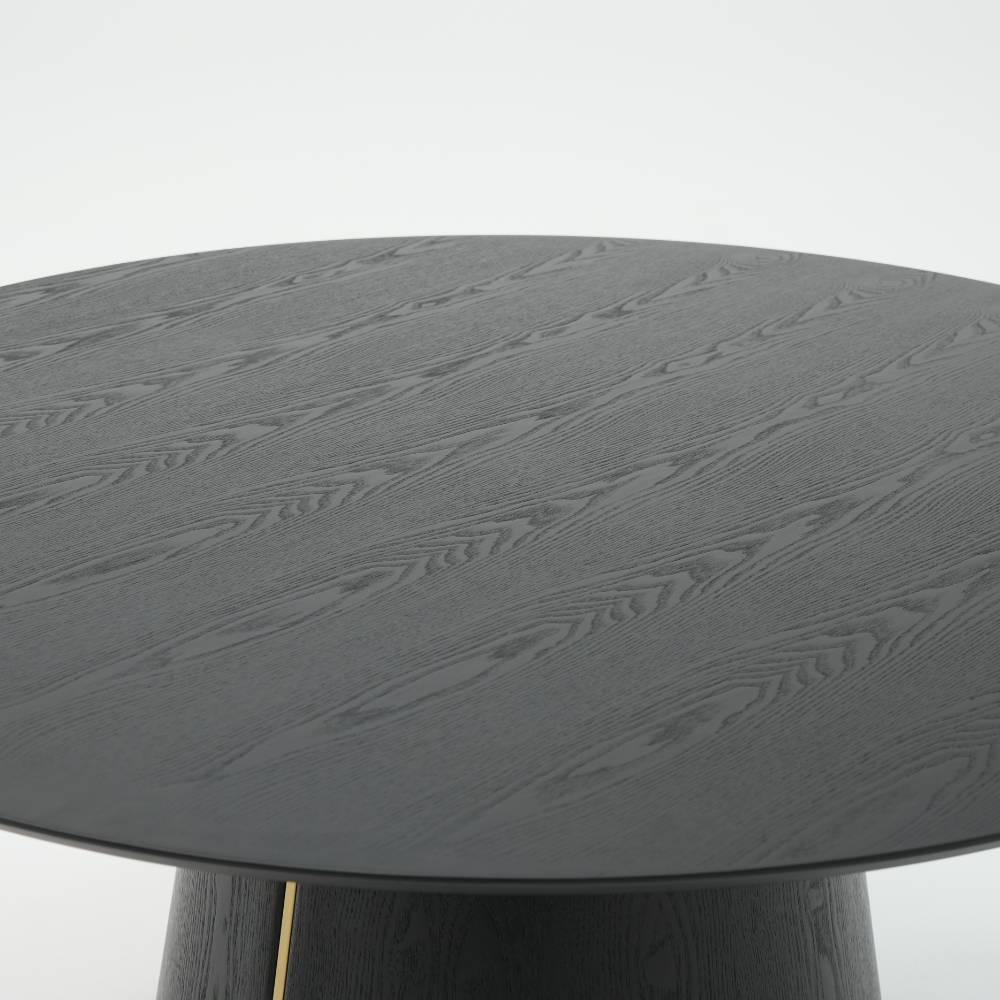 Torello Black Wood Dining Table