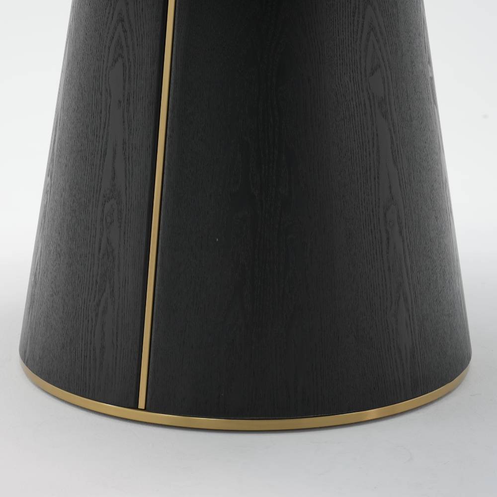 Torello Black Wood Dining Table
