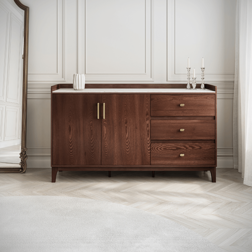 Lorenzo Walnut Wooden Sideboard