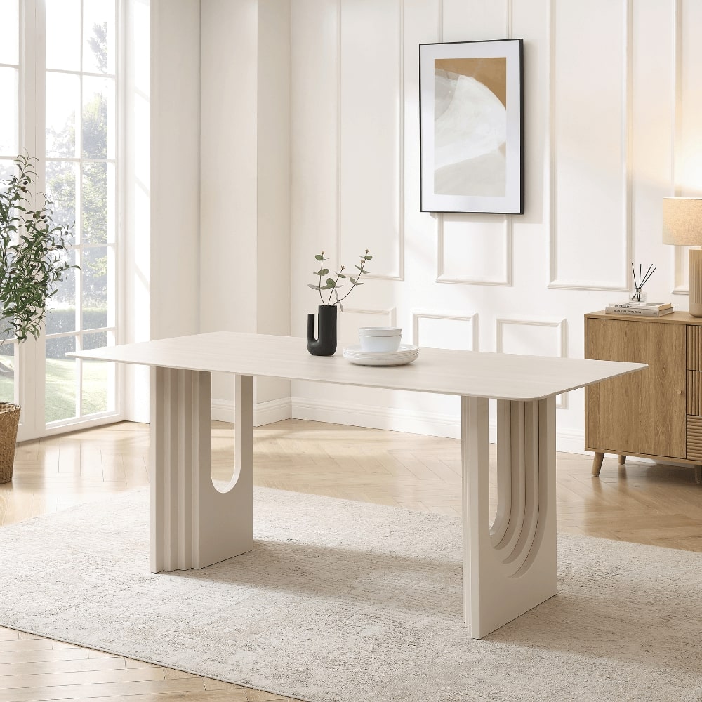 Dining Table with Cream Base