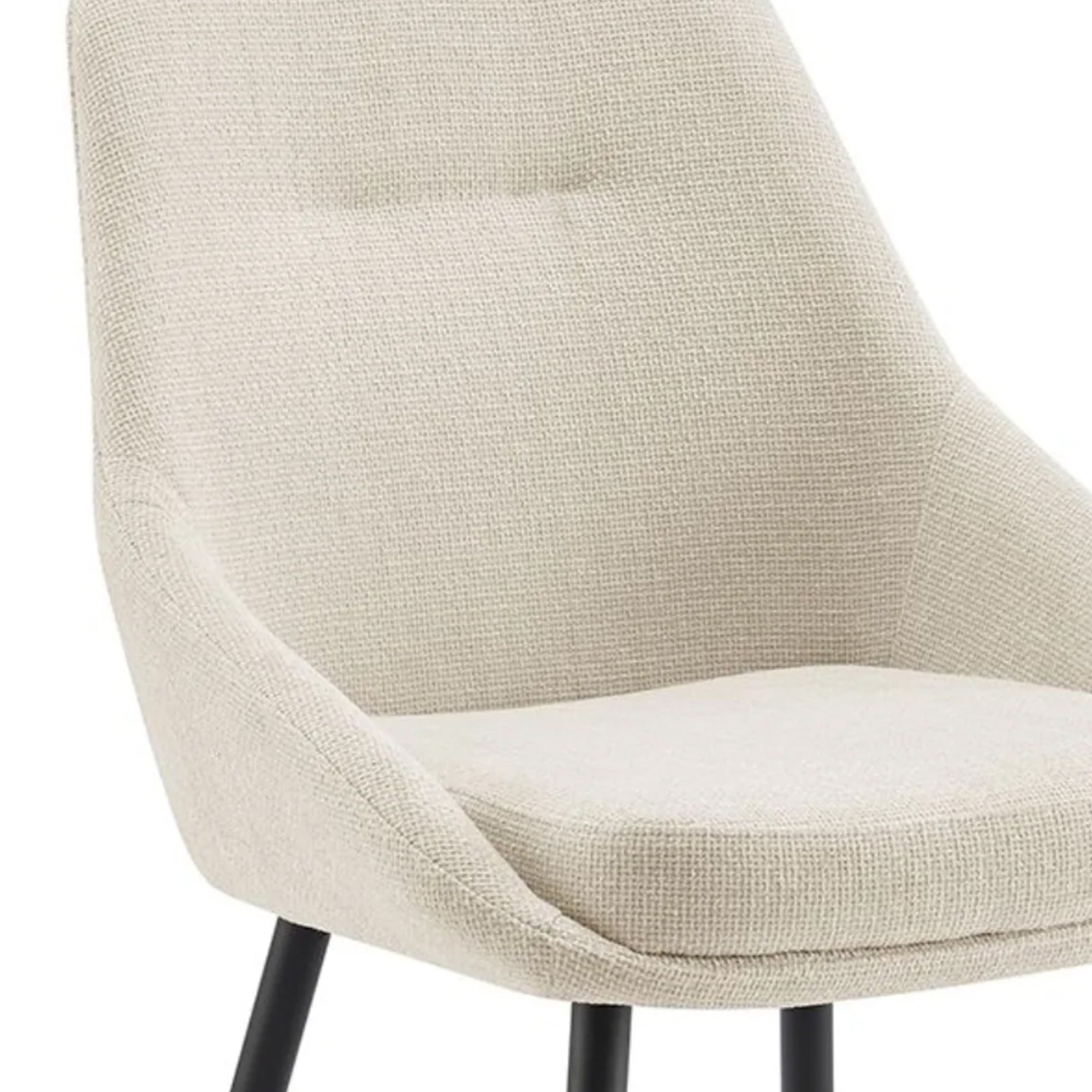 Sage Cream Linen Dining Chair