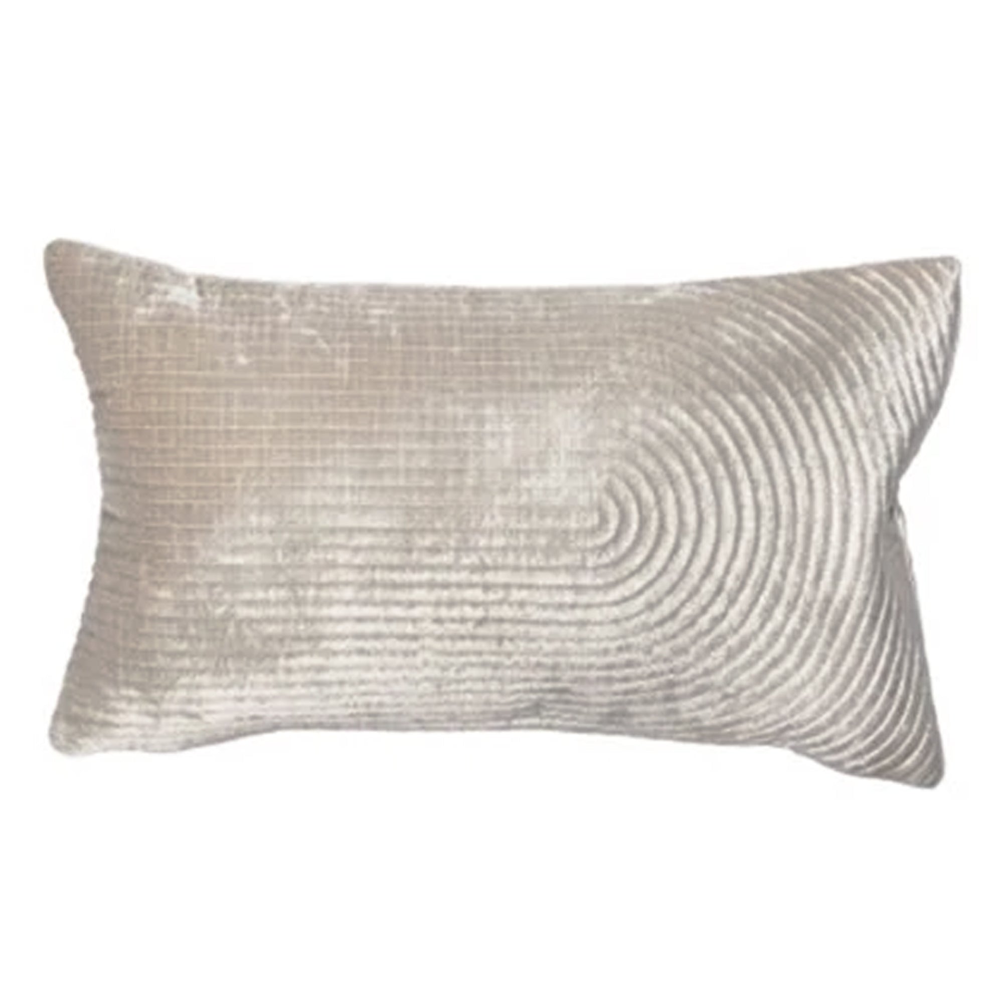Malini Champagne Velvet Rectangle Cushion